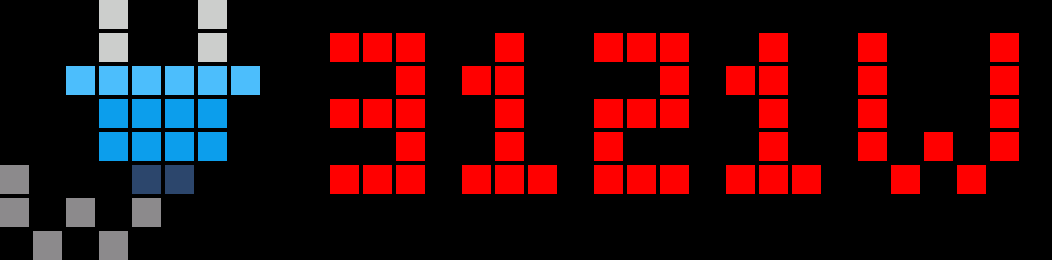 GIF of the live power consumption from my Emporia VUE monitor as displayed on the Ulanzi with AWTRIX. The wattage reads 3,121W and has an animated electric plug.